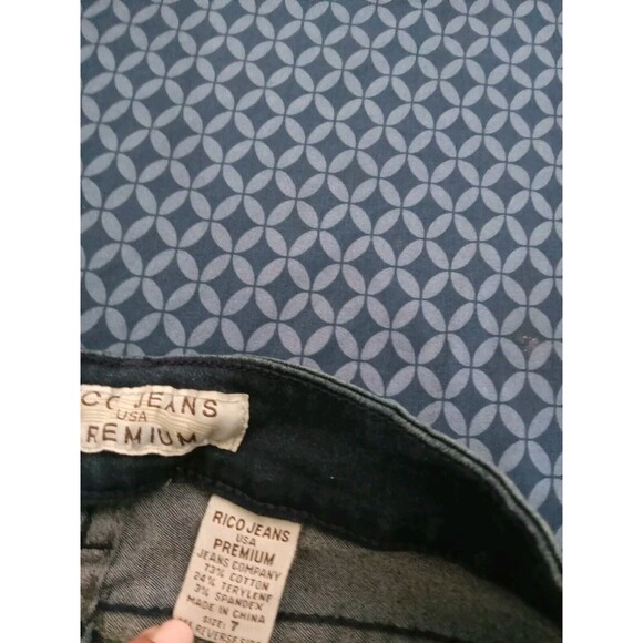 JEANS STRETCH DENIM DARK BLUE WAIST 31 IN 7-8 RC8SN SZ7, SKINNY JEANS, HAVE GEMO - Picture 7 of 7